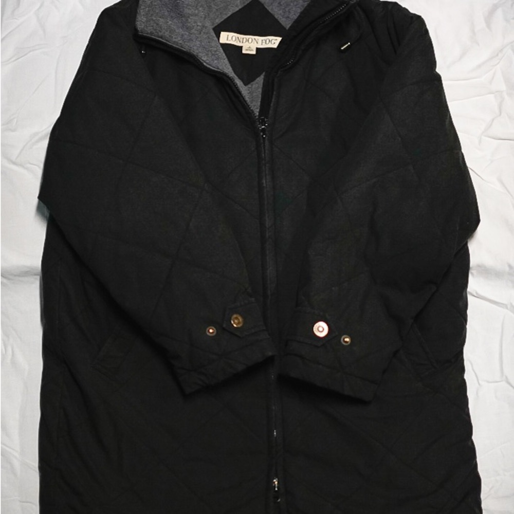 London Fog Black Quilted Jacket